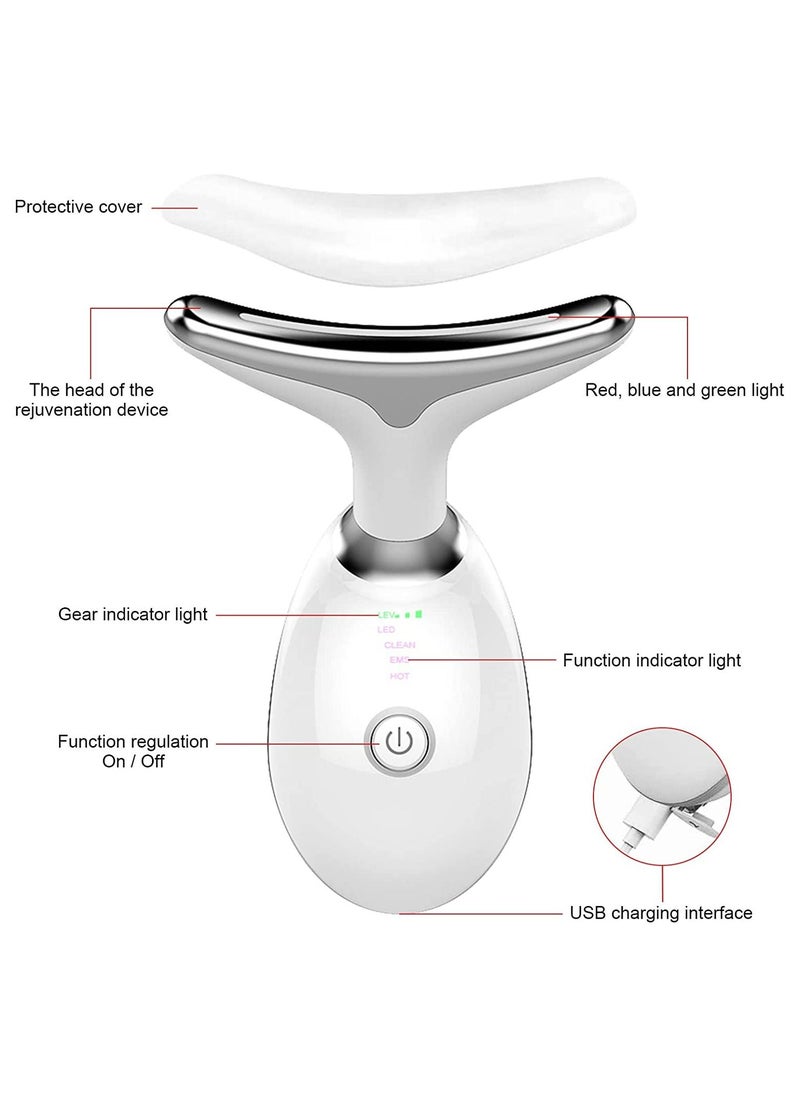 McDou - Firming Wrinkle Removal Device for Neck Face Double Chin Reducer Beauty Instrument Neck Face Massager Wrinkles Removal Tool for Women - Image 1