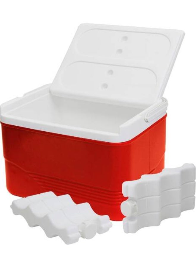 PRINCEWARE 14-Litre Ice Box Thermo insulated Picnic Cool Box-Thermo Keeper Container Expanded Cooler Fishing Ice Box-Red - Image 5