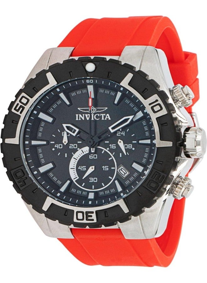 Invicta Aviator Men 49mm Stainless Steel Steel Black dial VK63A Quartz - Image 1