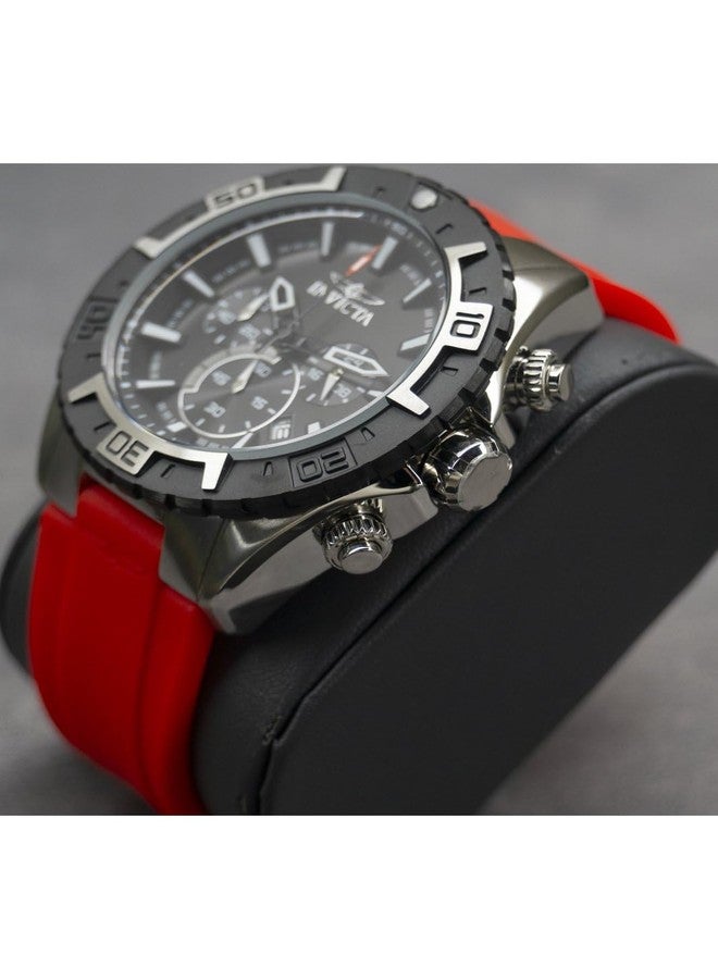 Invicta Aviator Men 49mm Stainless Steel Steel Black dial VK63A Quartz - Image 4