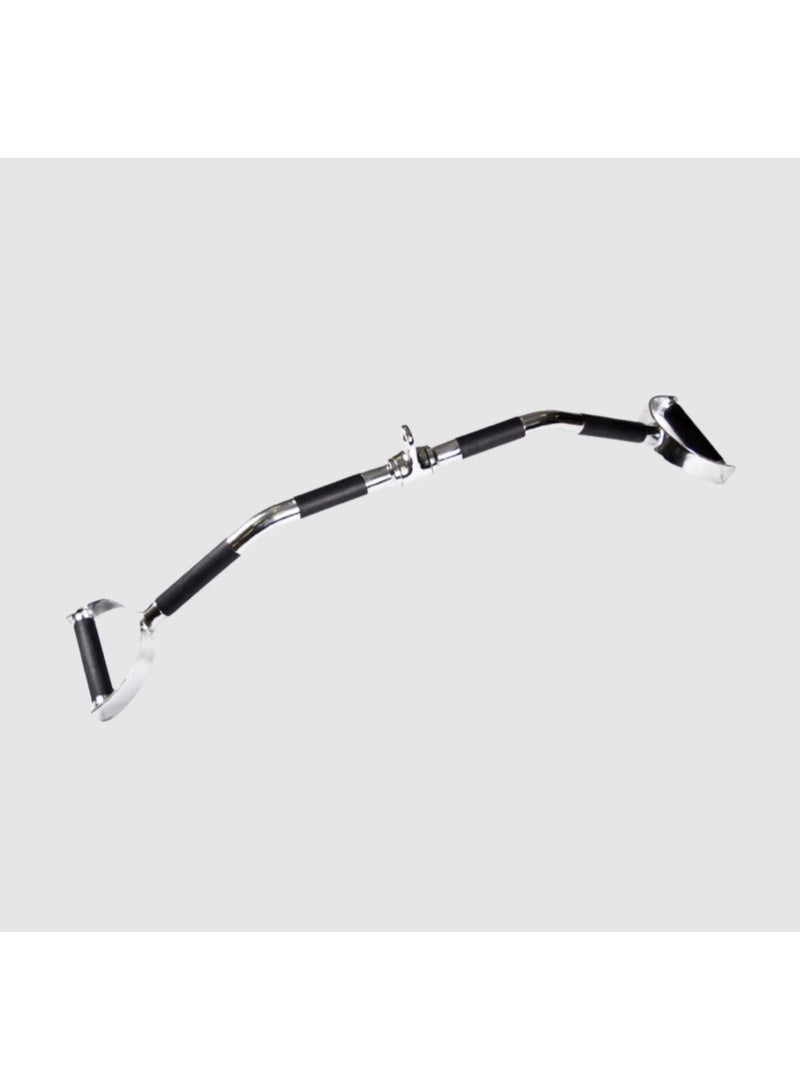 TKO 30" Chrome Pro Style Lat Bar | Cable Machine Attachment for Back & Strength Training Workouts