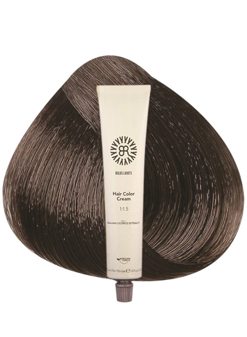 بي ار صبغه BR الايطاليه نباتيه 100%  للتلوين الشعر رقم 6.08   100 ملليلتر - Image 1