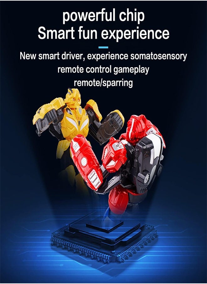 RATSAW Somatosensory Action Robot – Dual Interactive Play Set with Lights, Music & Motion Controllers – Red & Blue Robots for Kids – Fun Family Activity Toy  - Image 4