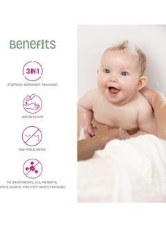 Nature's Baby Organics Nature's Baby Organics Lavender Chamomile Shampoo & Body Wash for Babies | Gentle Tear-Free Formula | No Preservatives, Parabens, or Sulfates | 473.2ml  - Image 2