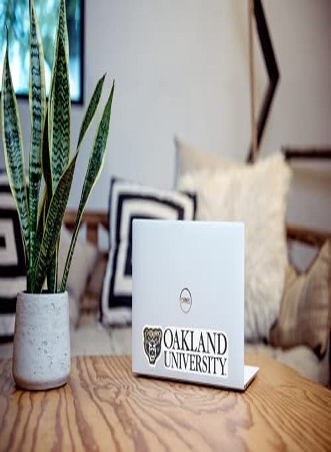 Nudge Printing Oakland University Decals Full Logo OU Golden Grizzlies Sticker Heavy-Duty Waterproof Decal for Cars, Windows, Laptops, Water Bottles, and Coolers - Image 3