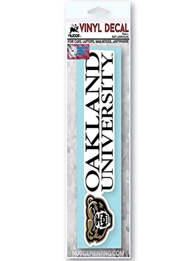 Nudge Printing Oakland University Decals Full Logo OU Golden Grizzlies Sticker Heavy-Duty Waterproof Decal for Cars, Windows, Laptops, Water Bottles, and Coolers - Image 5