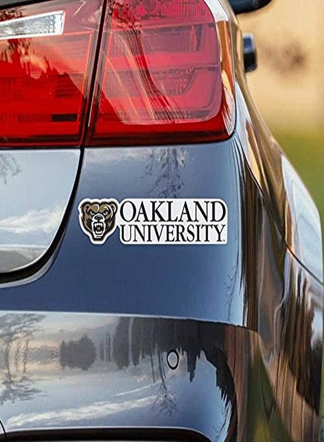 Nudge Printing Oakland University Decals Full Logo OU Golden Grizzlies Sticker Heavy-Duty Waterproof Decal for Cars, Windows, Laptops, Water Bottles, and Coolers - Image 2