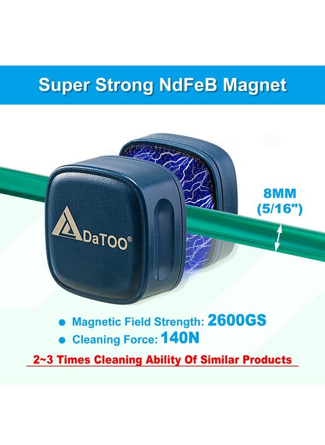 DATOO DaToo Aquarium Mini Magnetic Scrubber Scraper Small Fish Tank Cleaner Nano Glass Aquarium Cleaning Tools with Super Strong Magnet  - Image 4