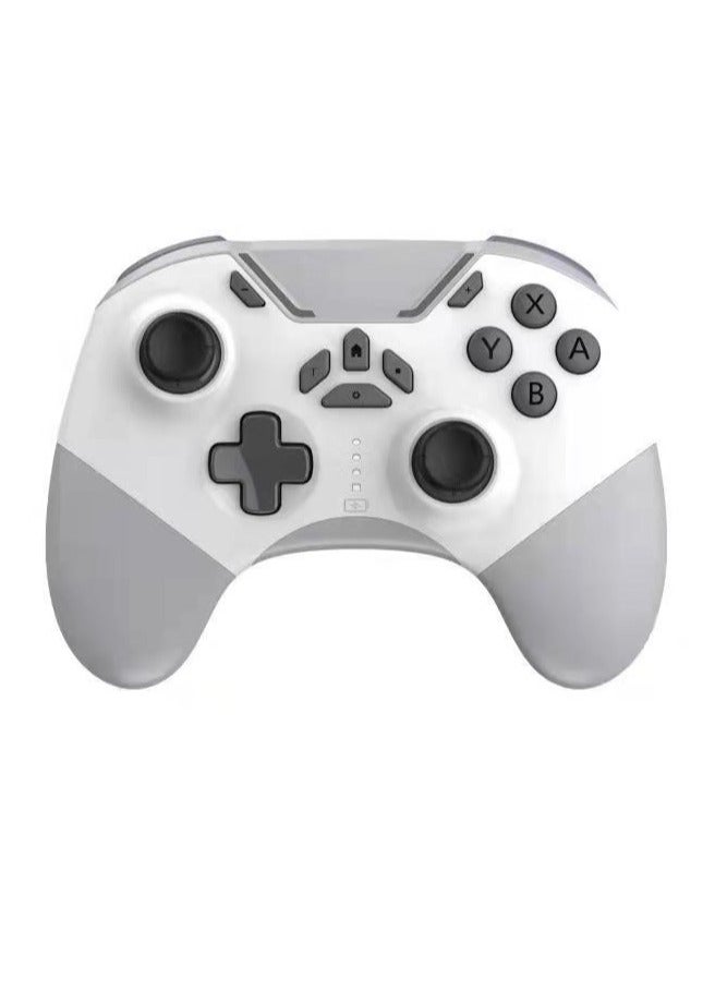 Game Controller, Sturdy And Durable Bluetooth Controller, Lightweight Portable Wireless Gamepad Joystick, Gaming Controller Joystick For Computer Gaming Console, (1pc, White And Grey) - Image 1
