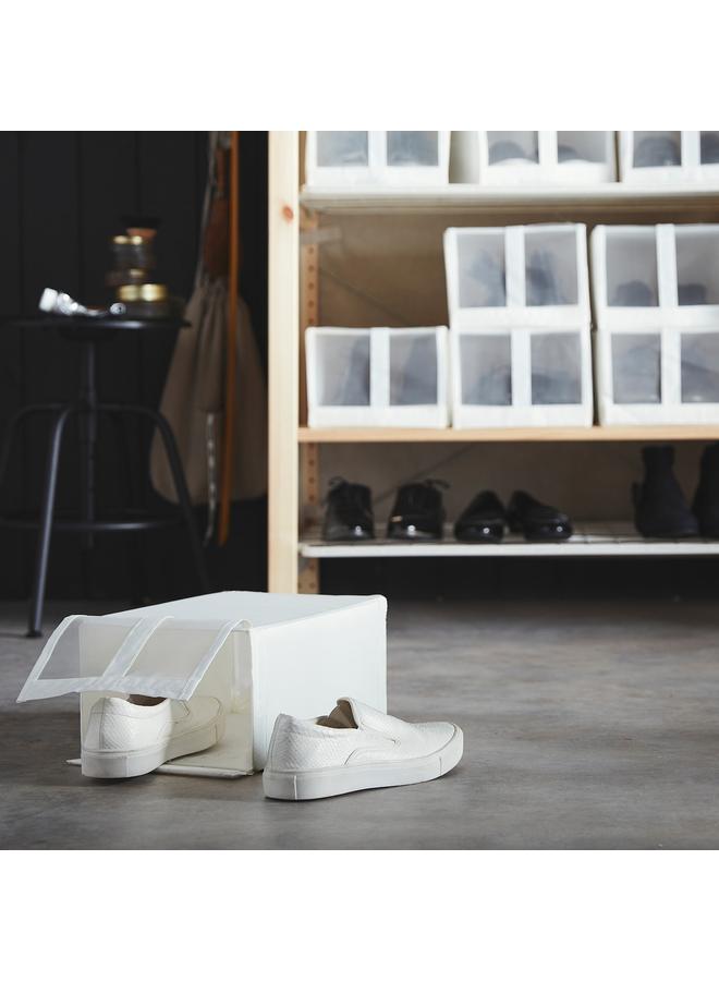 Zaboon Shoe box, white, 22x34x16 cm - Image 3