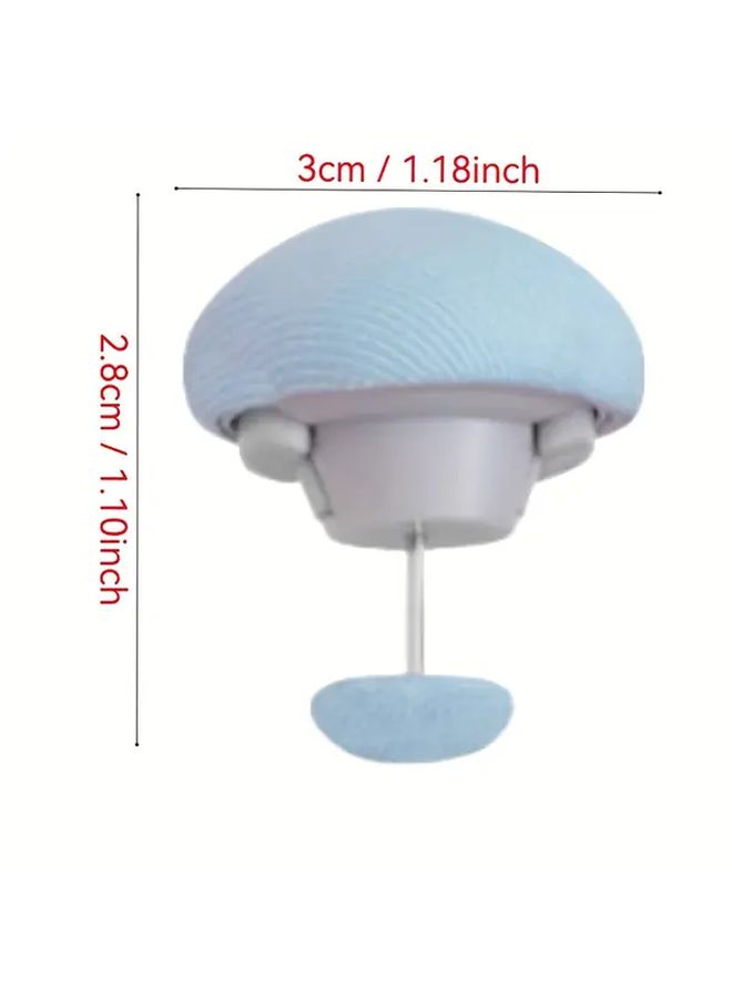 12 Pack White Mushroom Nail Quilt Retainers Detachable Grips No Trace - Image 3