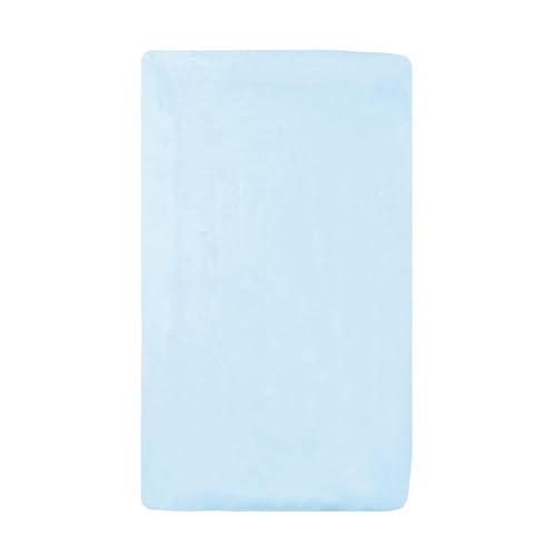 TL Care 100% Natural Breathable Cotton Jersey Knit Fitted Bassinet Sheet, Blue, 15" x 33", Soft Breathable, for Boys and Girls - Image 1