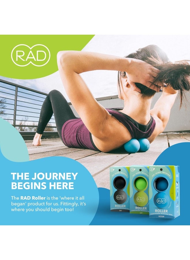 RAD Roller Original I Myofascial Release Tool I Medium Density I Self Massage Mobility and Recovery - Image 5