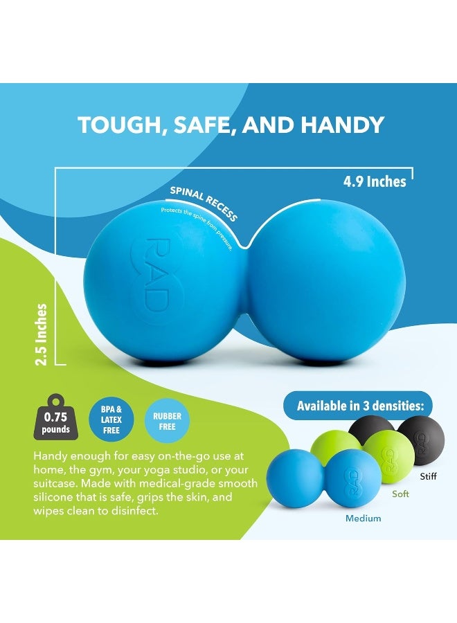RAD Roller Original I Myofascial Release Tool I Medium Density I Self Massage Mobility and Recovery - Image 4