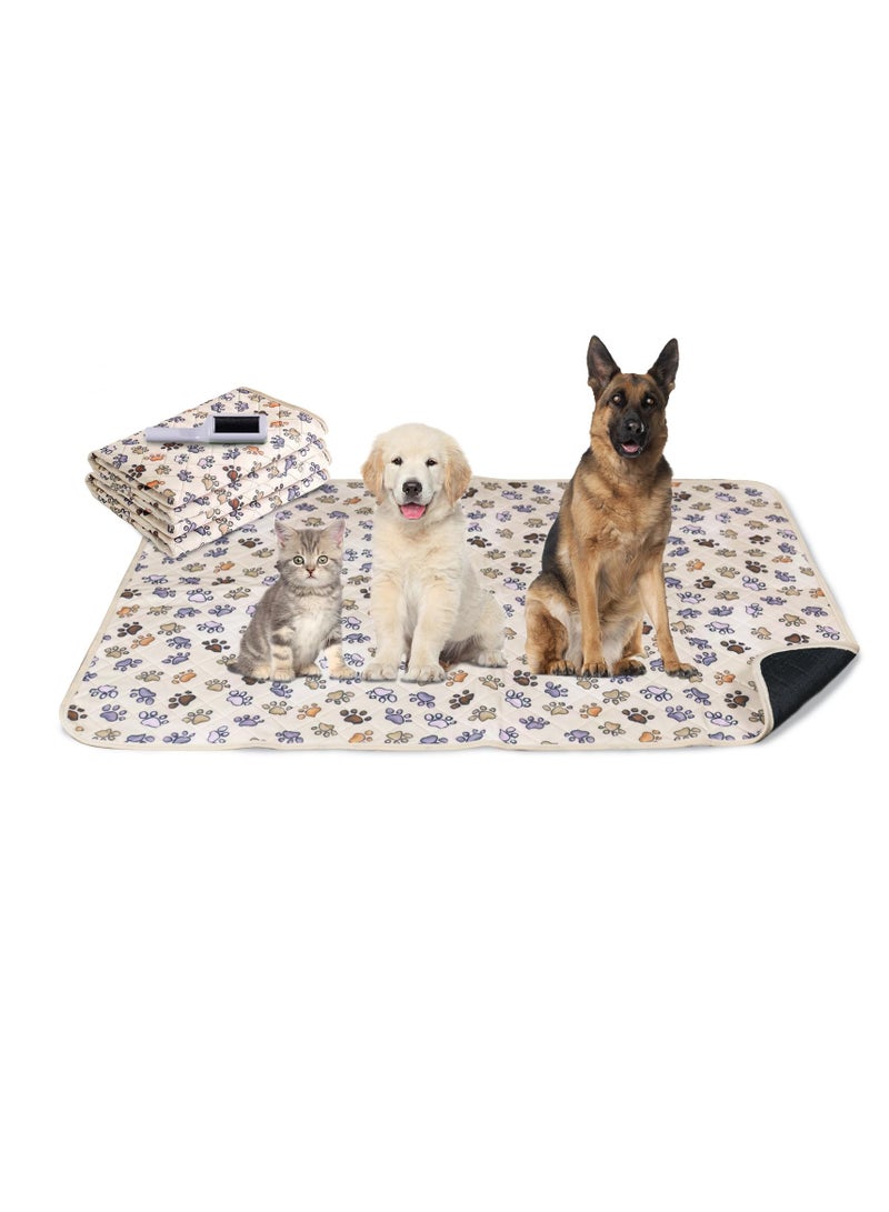 Excefore Washable Pee Pads for Dogs, Fast Absorbing Puppy Pads, Super Absorbent Washable Pee Pads for Dogs with Pet Hair Remover Roller, Reusable Pee Pads for Dogs, Non-Slip Waterproof Potting Mat - Image 1