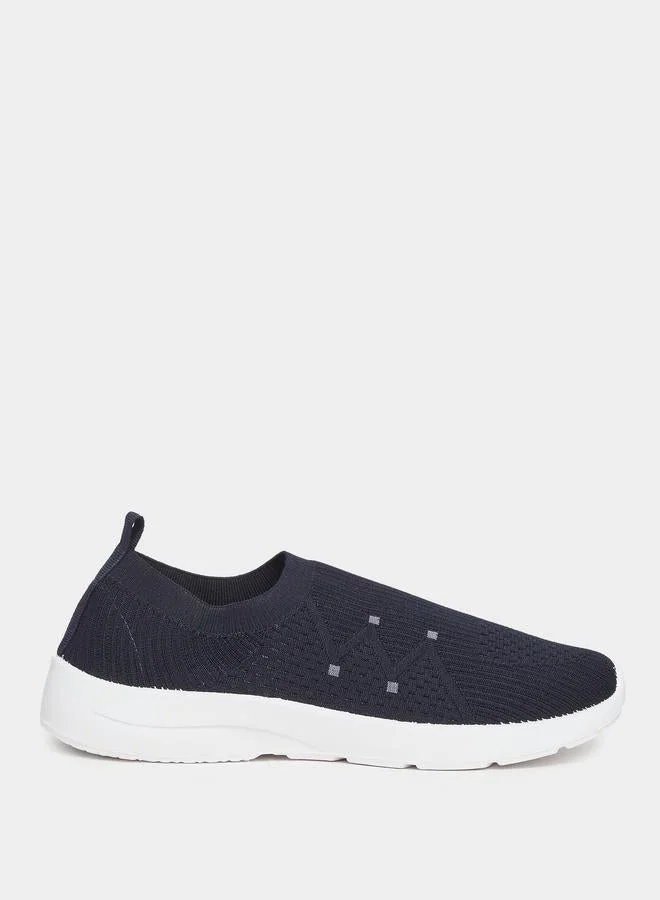 Styli Men Navy Blue Slip-On Shoes