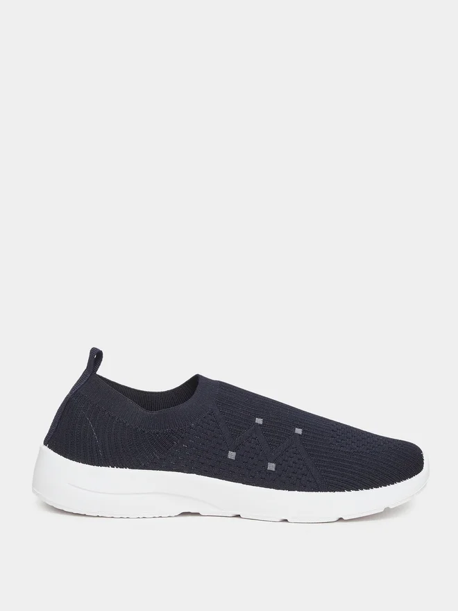 Styli Men Navy Blue Slip-On Shoes