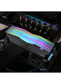 TeamGroup TeamGroup T-Force Delta RGB 16GB 3200MHz (3200MT/s) CL16 White DDR4 Desktop Gaming Memory, Metal Heatsink, ARGB Motherboard Sync, XMP 2.0, for Intel/AMD CPU, High Performance Low Latency RAM Module  - Image 2