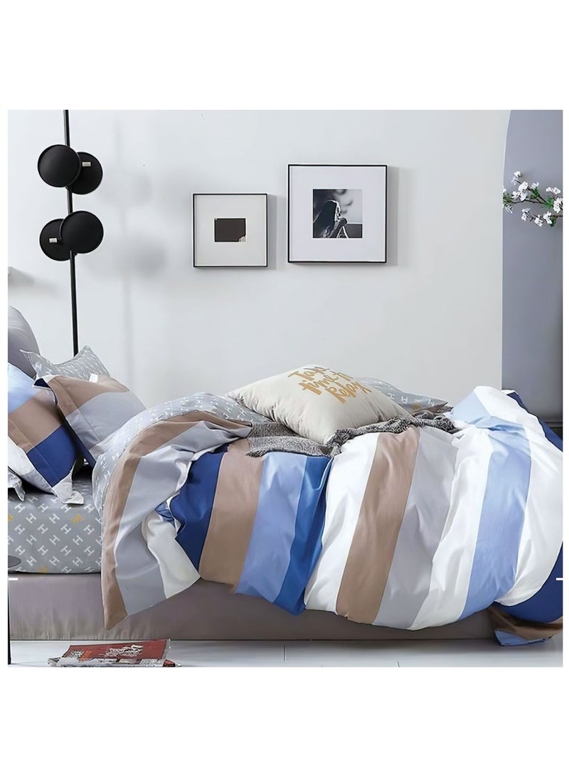 Family Bed Flat Bed sheet Set Cotton 3 pieces size 180 x 250 cm Model 201  from Family Bed