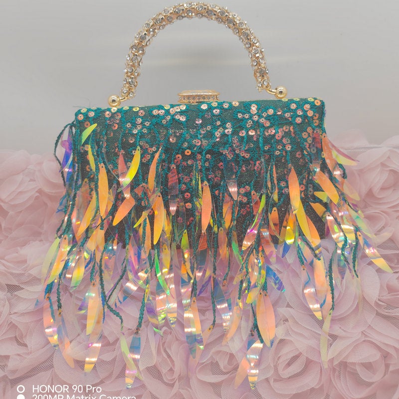 Rhinestone Evening Bag Supply Rhinestone Handbag Women'S Banquet Clutch Dress Banquet Bag - Image 5