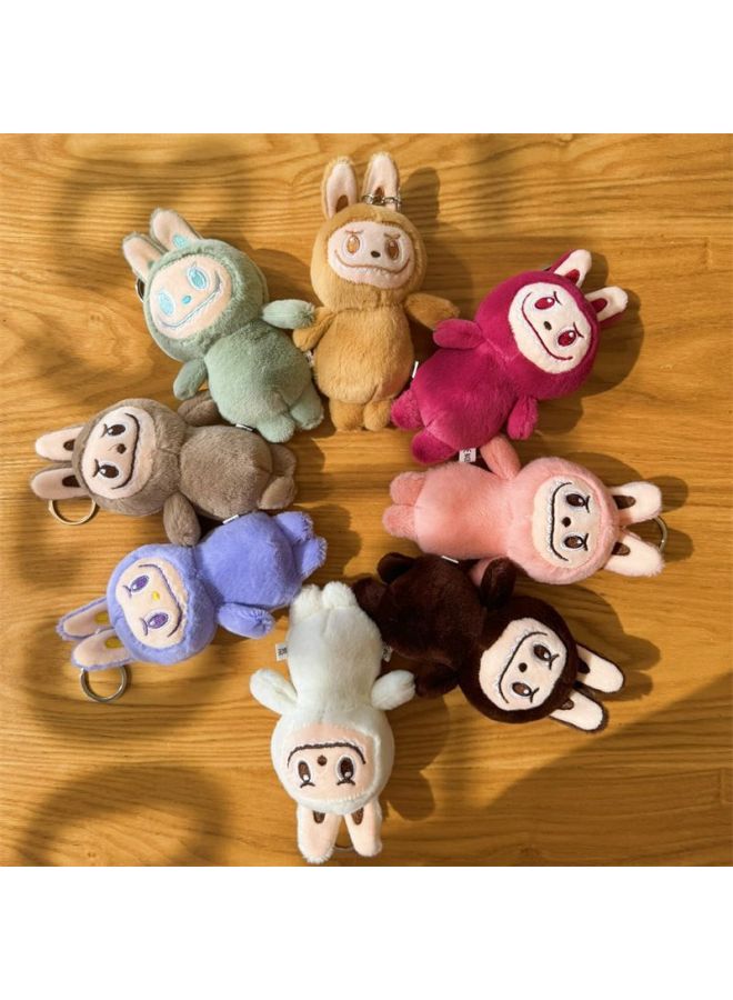 New Four-inch Clip-on Doll Machine Boutique Machine Plush Toy Doll Key Chain Doll Key Pendant Gift