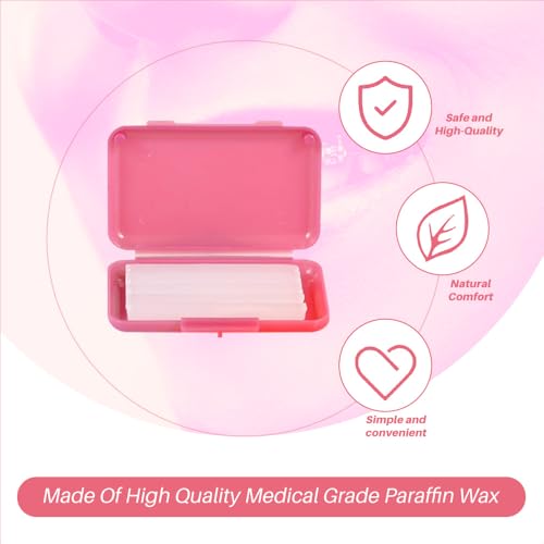 Dentosmile (Rose Flavored) Orthodontic Wax For Braces/Patient Relief Wax Dental Wax For Braces Support Wax To Relieve Irritation And Pain - 5 Strips Per Box (1) - Image 5