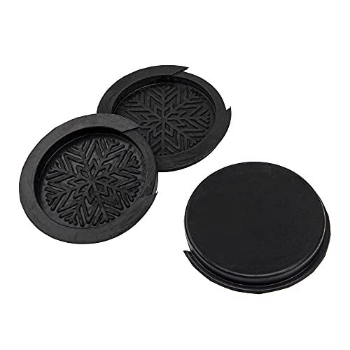 Yootones 3Pcs Yootones Guitar Soundhole Cover Rubber Guitar Sound Hole Cover Compatible with Acoustic Guitar (Black) - Image 4