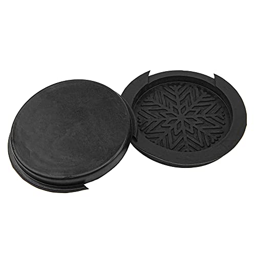 Yootones 3Pcs Yootones Guitar Soundhole Cover Rubber Guitar Sound Hole Cover Compatible with Acoustic Guitar (Black) - Image 5