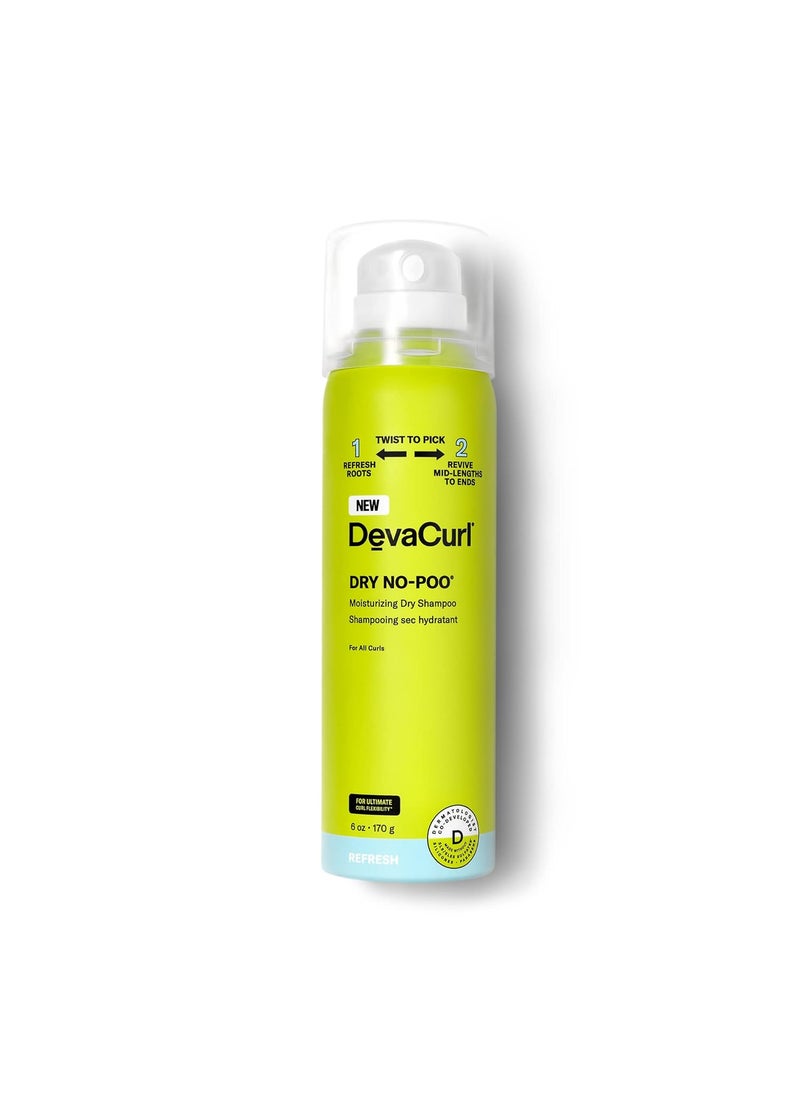 DevaCurl DevaCurl Dry No-Poo Moisturizing Dry Shampoo | Non-Drying Formula | Invisible Finish | For All Curly Hair Types 