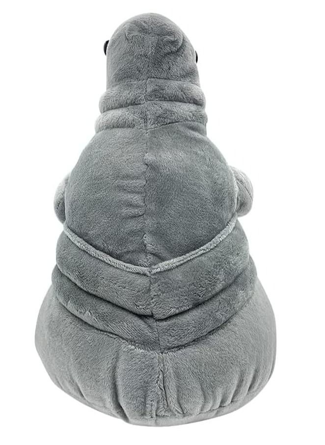 null - Plush toys with English text "Waiting Statue Tubby Gray Blob Plush Toy Soft Plush Doll Homunculus Loxodontus Creative Nice 7.9 in Tall" - Image 1