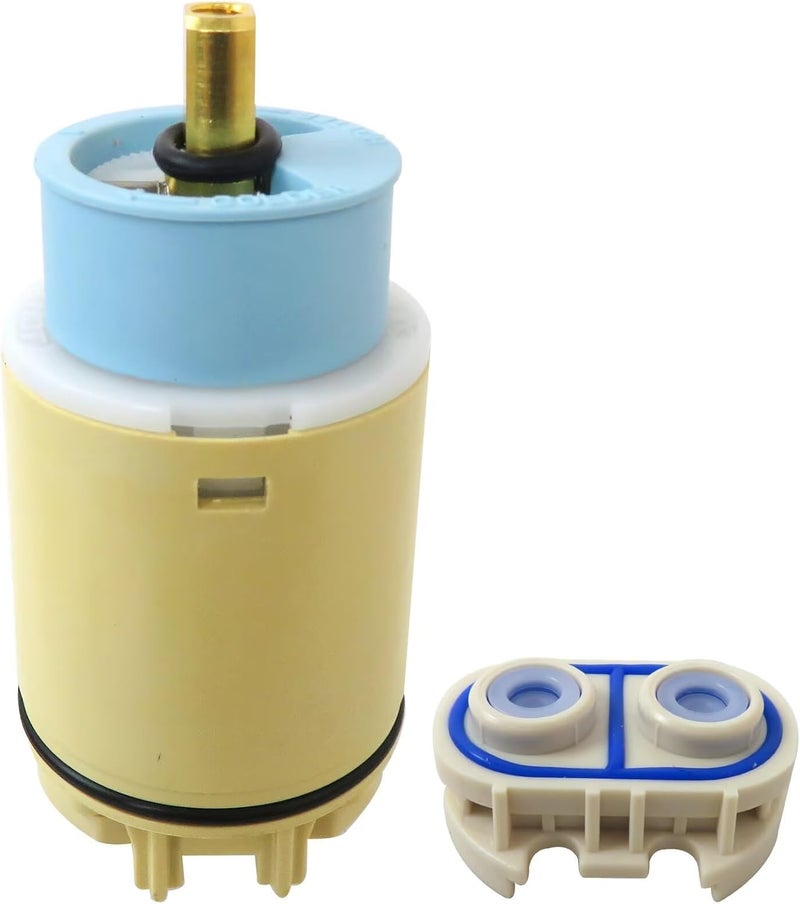 Set product combo compatible New Single Function Pressure Balance Cartridge Replacement with Check Valve for Delta for Peerless Replaces RP70538 RP73625 for Single Handle Tub Shower Faucets Multi item matching - Image 1