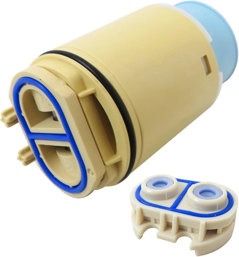 Set product combo compatible New Single Function Pressure Balance Cartridge Replacement with Check Valve for Delta for Peerless Replaces RP70538 RP73625 for Single Handle Tub Shower Faucets Multi item matching - Image 2