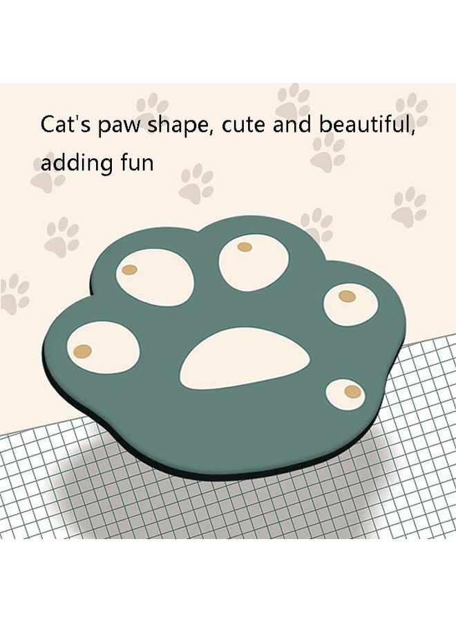 BURAQ 3 PCS XH12 Cats Claw Cute Cartoon Mouse Pad, Size: 280 x 250 x 3mm(Ink Green)  - Image 3
