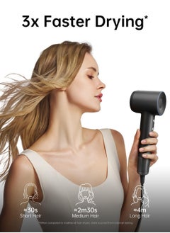 Laifen Laifen, Swift Hair Dryer, High Speed, Low Noise with 1 Magnetic Nozzle to dry and style your hair  - Image 2