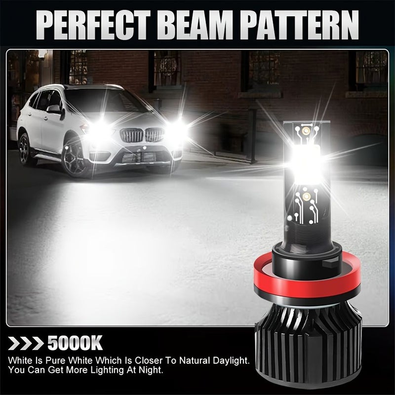 H1 LED Car Headlight Bulbs 15000LM 5000K 150W High Lumen 12V - Image 5