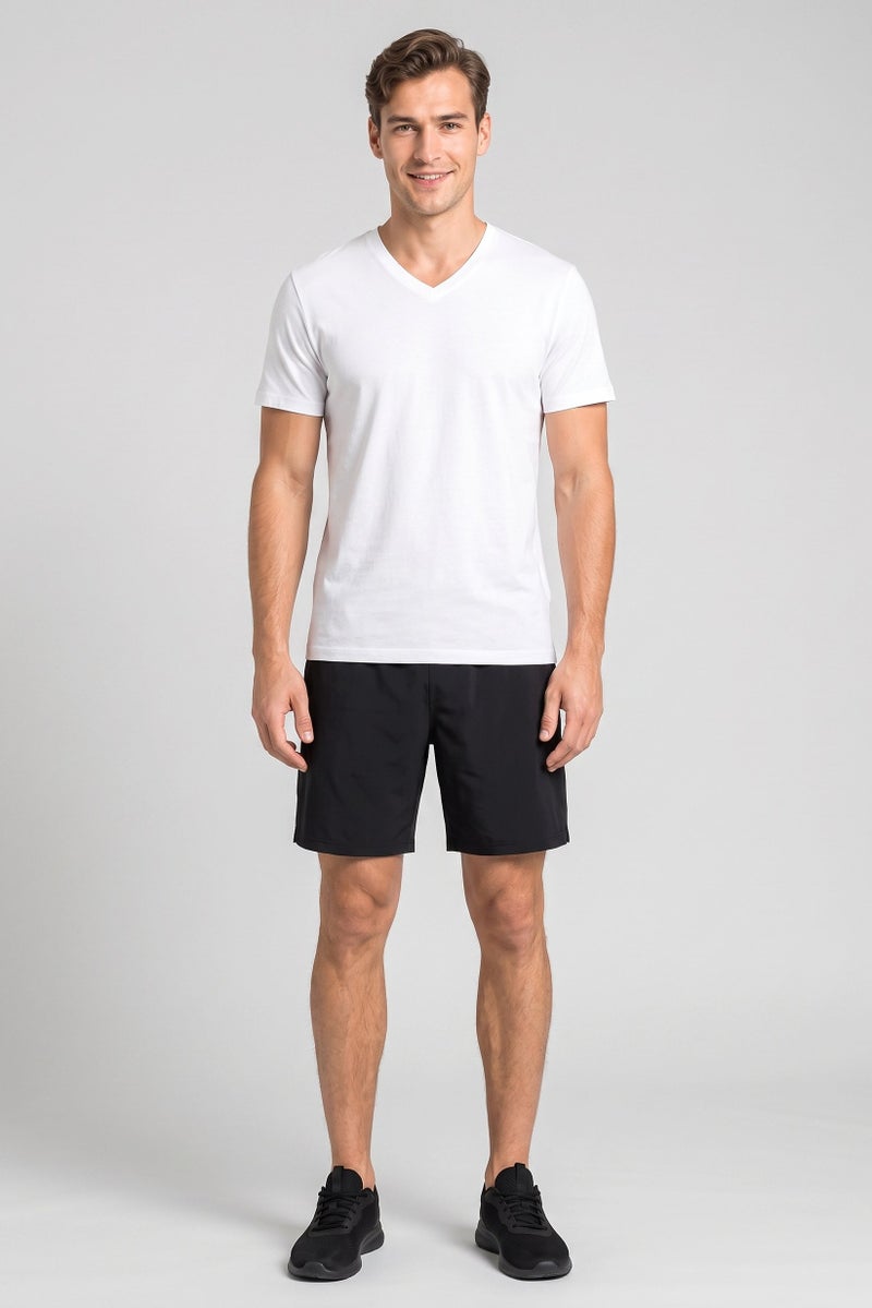 SKECHERS Men Sportswear Fit Short Sleeve Outdoor T-Shirt, White - Image 2