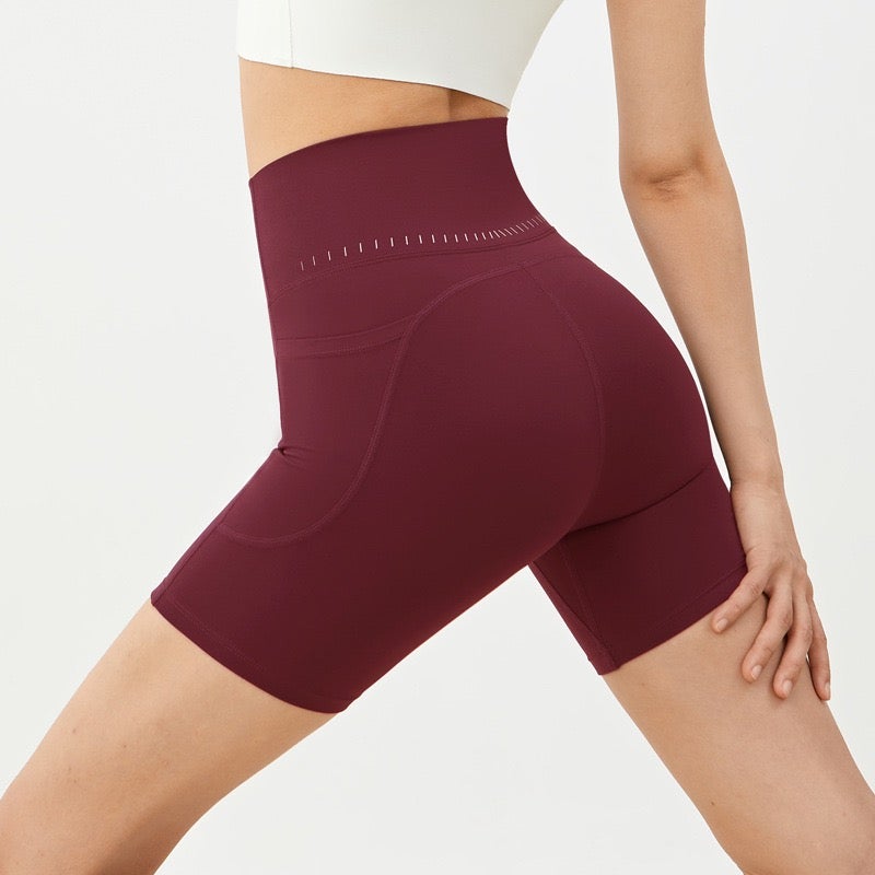 Women's High Waist Yoga Shorts with Butt Lift, No Panty Line - Image 2