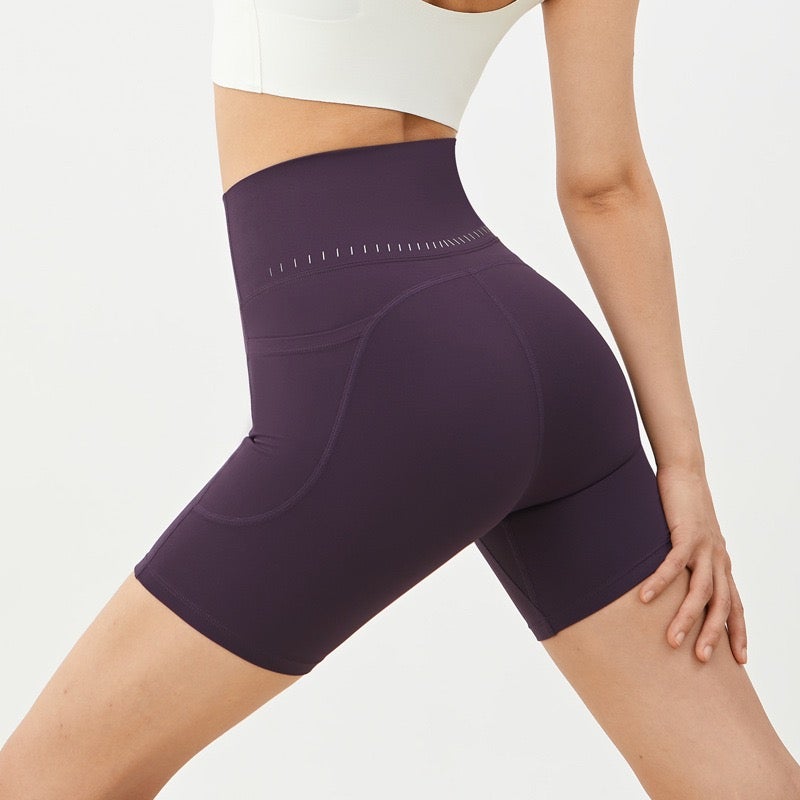 Women's High Waist Yoga Shorts with Butt Lift, No Panty Line - Image 5