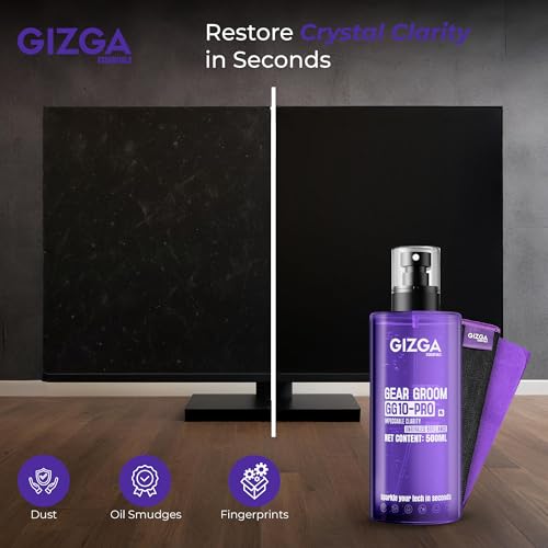Gizga Essentials Gizga Pro Series 7-in-1 Cleaning KIT - 500ml Cleaning Spray, DSLR Lens Pen, 50-Lens Tissues, Soft Brush, 10 Wet Wipes, Microfiber Cloths| Ideal for Camera Lens and All Gadgets - Image 4