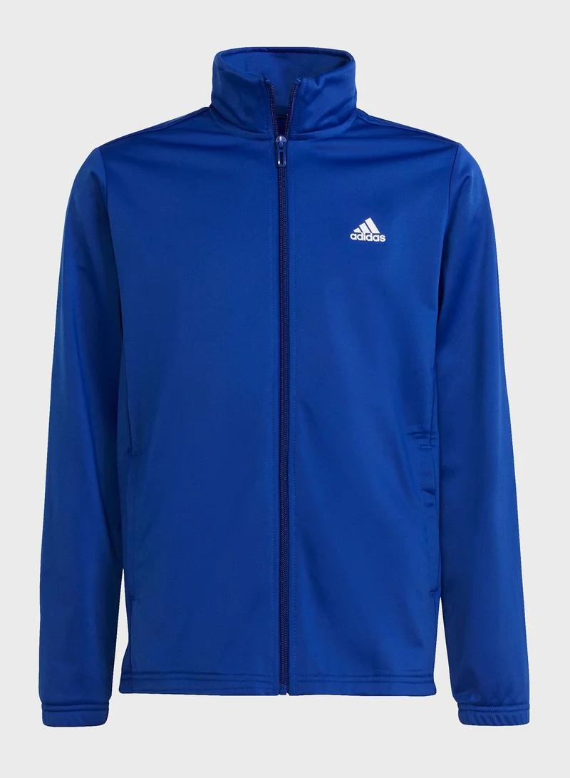 adidas بدلة رياضية بشعار كبير أساسية