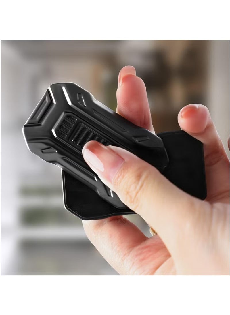 Realfrog Fidget Toys Adults Carbon Fiber Fidget Slider EDC Fidget Toys Magnet Fidget Stress Relief ADHD Toys Desk Toys for Office for Adults(Magnetic Fidget Slider Black) - Image 2