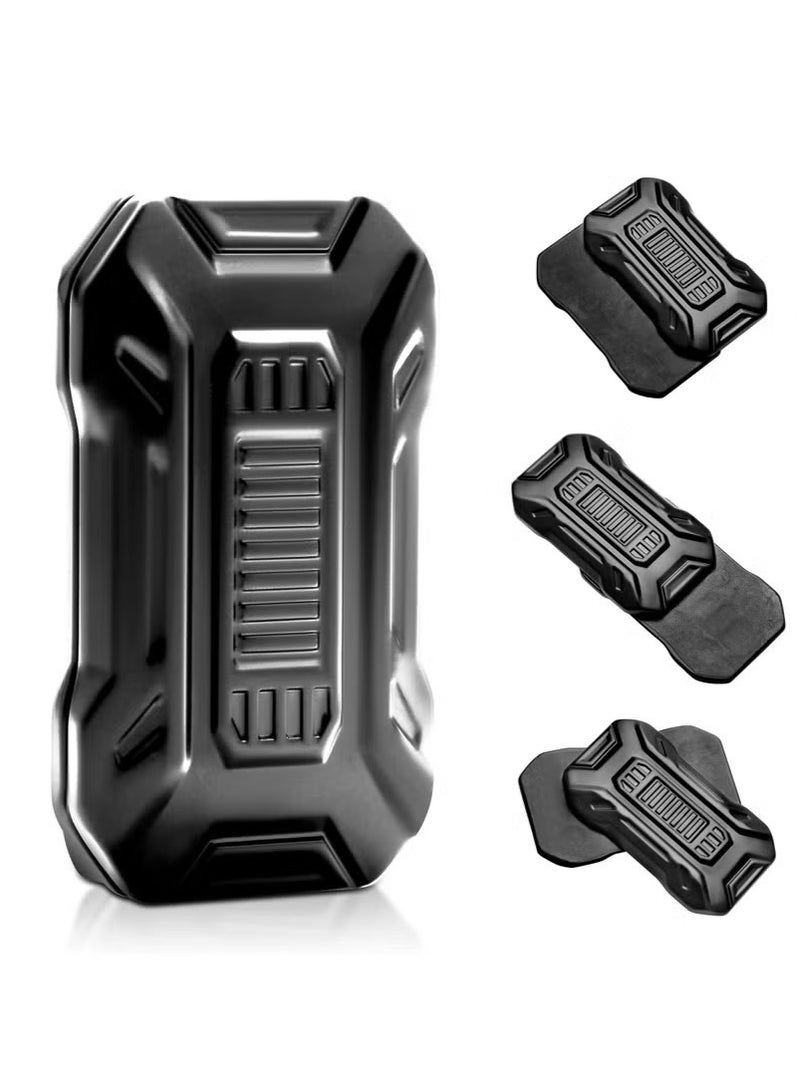Realfrog Fidget Toys Adults Carbon Fiber Fidget Slider EDC Fidget Toys Magnet Fidget Stress Relief ADHD Toys Desk Toys for Office for Adults(Magnetic Fidget Slider Black) - Image 1