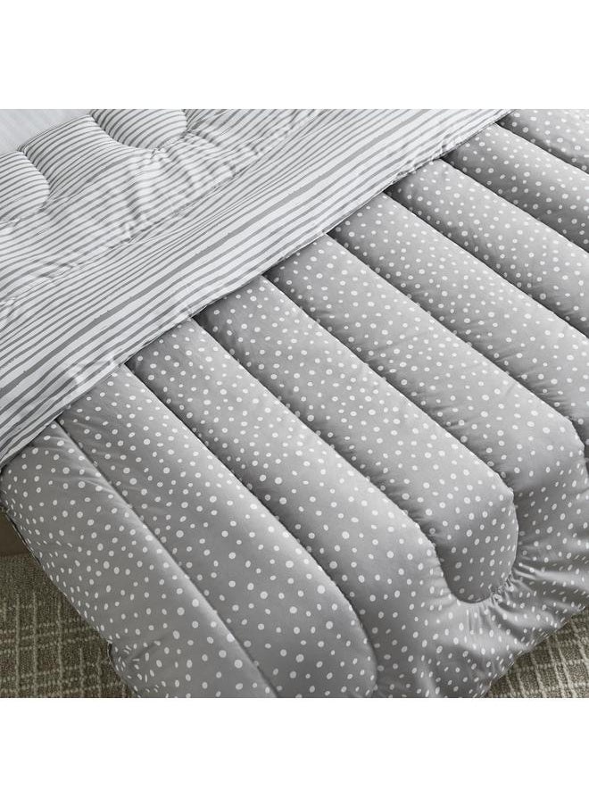 Home Box Ontario 2-Piece Clove Printed Microfiber Twin Comforter Set - 160x220 cm  - Image 4