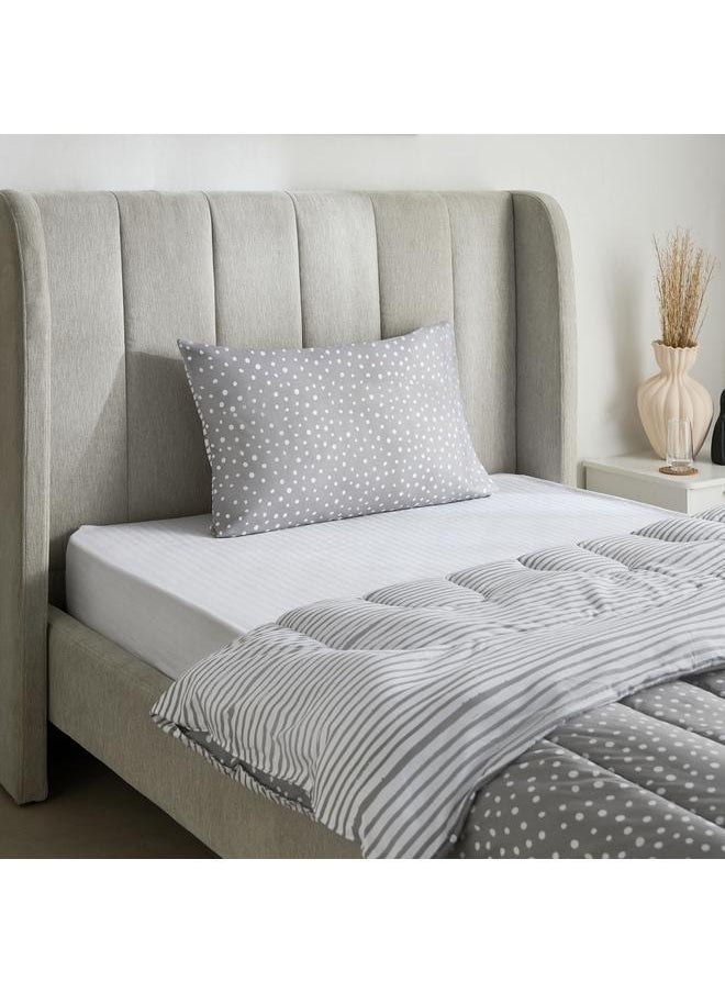Home Box Ontario 2-Piece Clove Printed Microfiber Twin Comforter Set - 160x220 cm  - Image 1