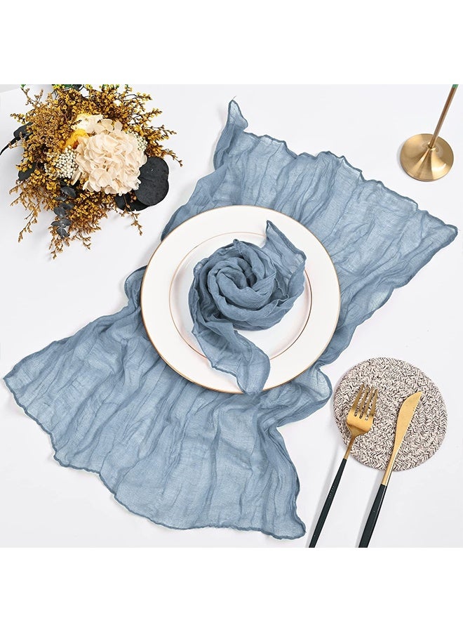 2 Pcs Translucent Napkin Tablecloth for Wedding Reception Bridal Shower Party Decoration Napkin 51CM  - Image 3