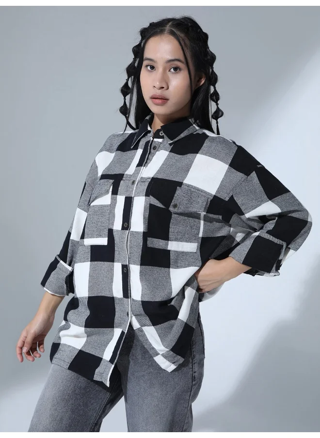 Hubberholme Women's Check Shirts - Stylish and Versatile Check Pattern