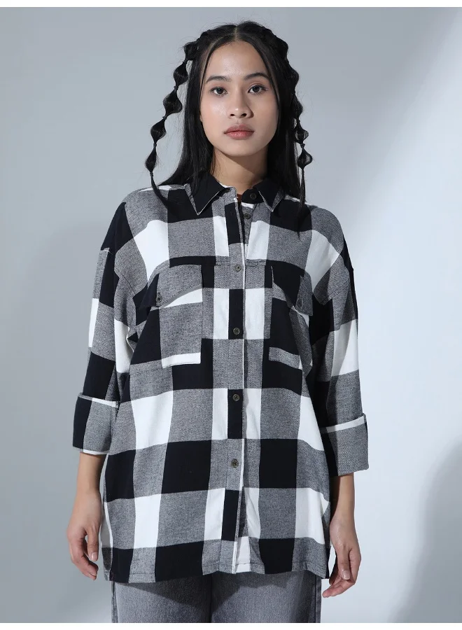 Hubberholme Women's Check Shirts - Stylish and Versatile Check Pattern