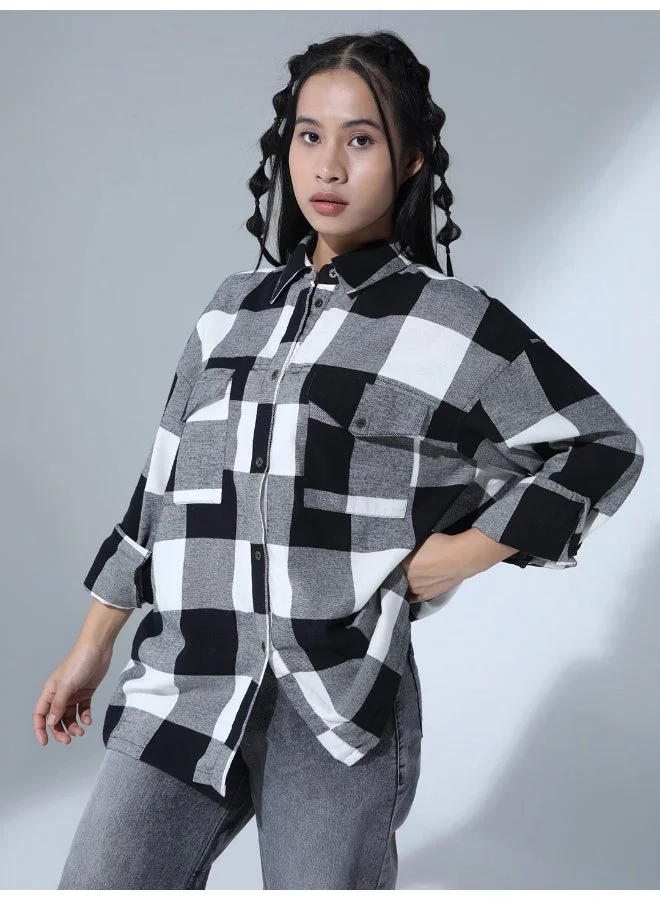 هوبرهولمي قمصان كاروهات نسائية أنيقة وعملية