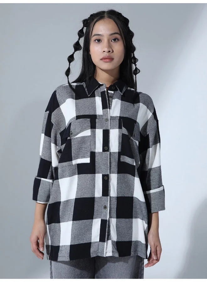 Hubberholme Women's Check Shirts - Stylish and Versatile Check Pattern