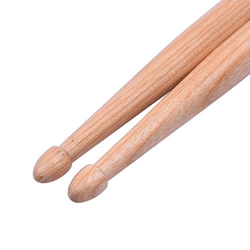 Kadence Classic Drum Sticks Hickory Wood, Wooden Tip For Kids, Begginers and Adults (5B) - Image 3